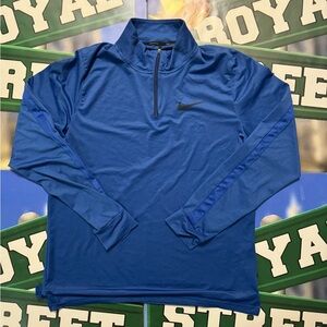 Nike Men's Blue Long Sleeve Shirt
